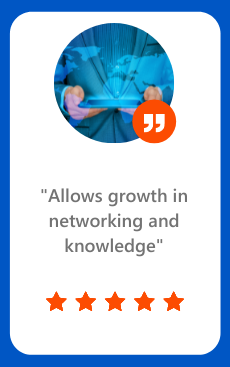 Allows growth in networking and knowledge-1